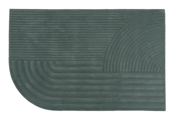 Revelo Rug 200x300 Dark Green