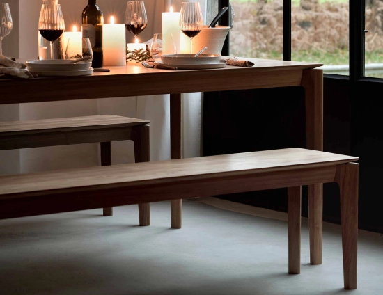 Bok Bench Teak Natural 166cm