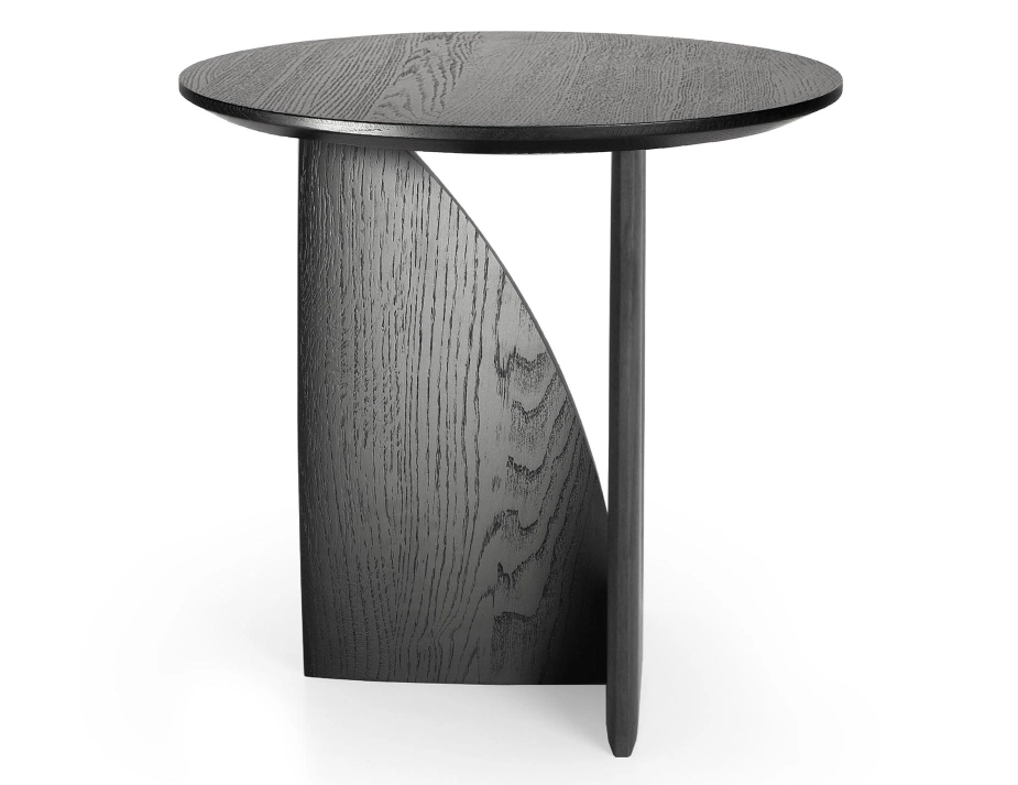 Ethnicraft Geometric Side Table Oak Black