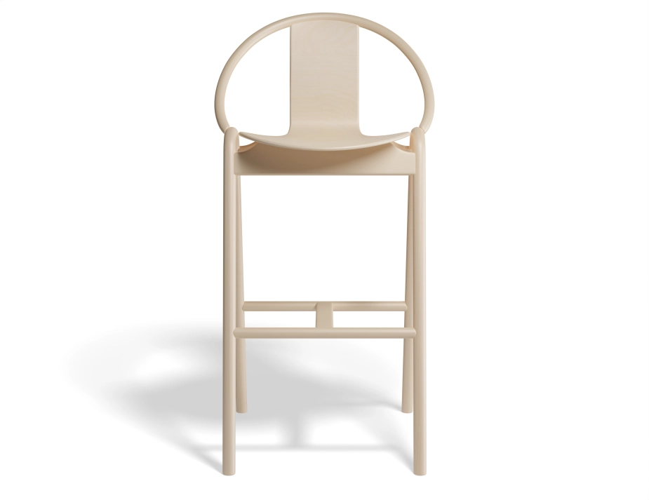 Again Barstool 75cm Beechnatural Front